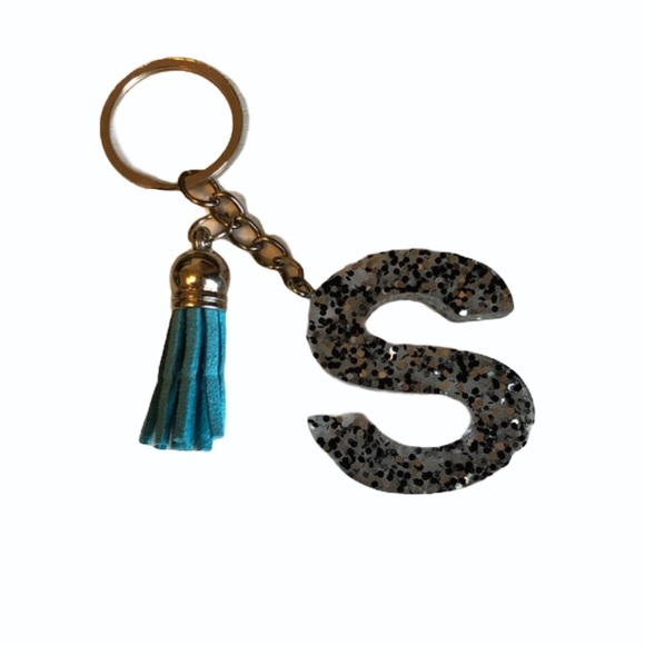 Hand Crafted Accessories - Handmade "S" Keychain